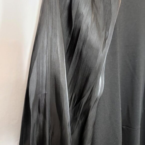 NWT Vila jersey mini dress with column sleeve in black Size EU 42 US 10 - Picture 5 of 10